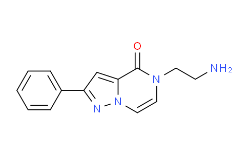 CAS No. 1710845-86-5, 5-(2-Aminoethyl)-2-phenylpyrazolo[1,5-a]pyrazin-4(5H)-one