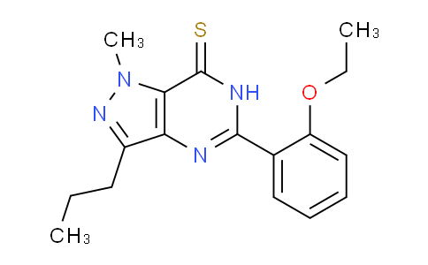 CAS No. 479074-06-1, 5-(2-Ethoxyphenyl)-1-methyl-3-propyl-1H-pyrazolo[4,3-d]pyrimidine-7(6H)-thione