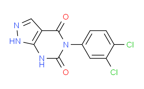 CAS No. 1326835-20-4, 5-(3,4-Dichlorophenyl)-1H-pyrazolo[3,4-d]pyrimidine-4,6(5H,7H)-dione
