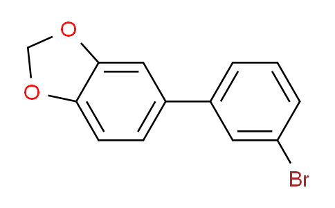 CAS No. 1443327-79-4, 5-(3-Bromophenyl)benzo[d][1,3]dioxole