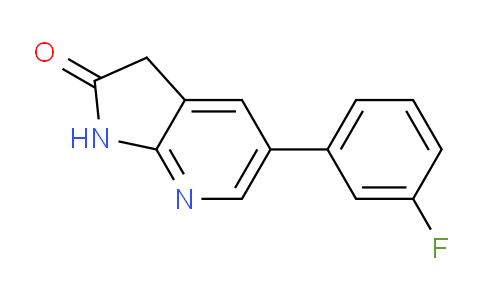 CAS No. 611204-90-1, 5-(3-Fluorophenyl)-1H-pyrrolo[2,3-b]pyridin-2(3H)-one