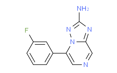 CAS No. 1956322-63-6, 5-(3-Fluorophenyl)-[1,2,4]triazolo[1,5-a]pyrazin-2-amine