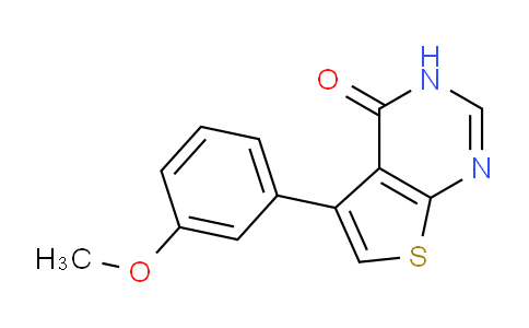 CAS No. 282104-83-0, 5-(3-Methoxyphenyl)thieno[2,3-d]pyrimidin-4(3H)-one