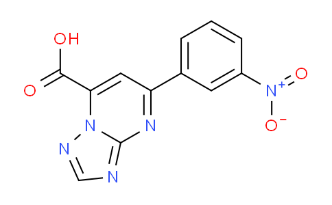 CAS No. 1018125-21-7, 5-(3-Nitrophenyl)-[1,2,4]triazolo[1,5-a]pyrimidine-7-carboxylic acid