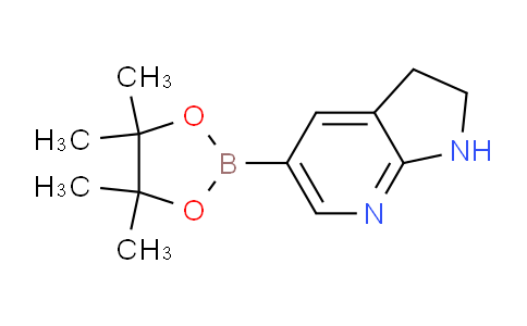 CAS No. 1393824-35-5, 5-(4,4,5,5-Tetramethyl-1,3,2-dioxaborolan-2-yl)-2,3-dihydro-1H-pyrrolo[2,3-b]pyridine