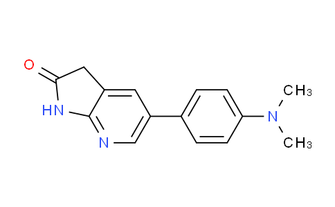 CAS No. 611227-30-6, 5-(4-(Dimethylamino)phenyl)-1H-pyrrolo[2,3-b]pyridin-2(3H)-one
