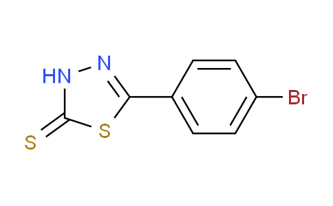 CAS No. 1021953-80-9, 5-(4-Bromophenyl)-1,3,4-thiadiazole-2(3H)-thione