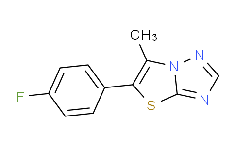 CAS No. 1423121-04-3, 5-(4-Fluorophenyl)-6-methylthiazolo[3,2-b][1,2,4]triazole