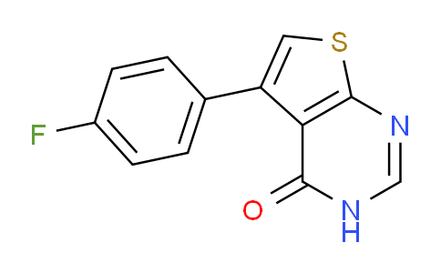 CAS No. 35978-37-1, 5-(4-Fluorophenyl)thieno[2,3-d]pyrimidin-4(3H)-one