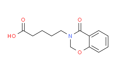 CAS No. 886501-95-7, 5-(4-Oxo-2H-benzo[e][1,3]oxazin-3(4H)-yl)pentanoic acid