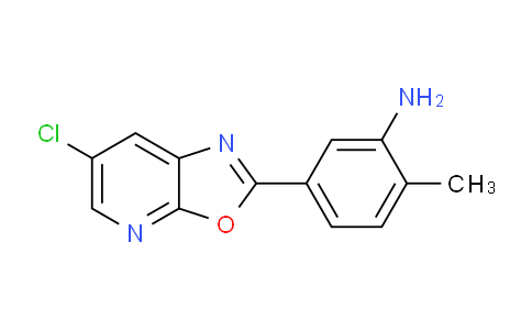 CAS No. 1354761-31-1, 5-(6-Chlorooxazolo[5,4-b]pyridin-2-yl)-2-methylaniline
