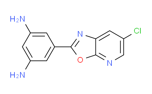 CAS No. 1354761-42-4, 5-(6-Chlorooxazolo[5,4-b]pyridin-2-yl)benzene-1,3-diamine