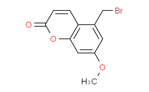 CAS No. 54745-57-2, 5-(Bromomethyl)-7-methoxy-2H-chromen-2-one