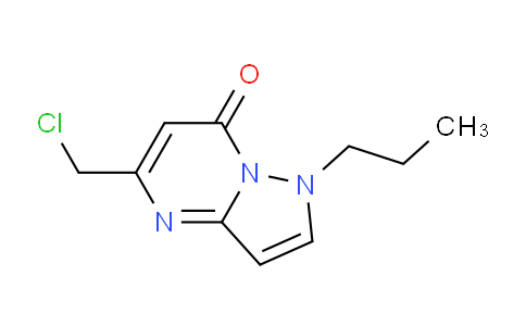 CAS No. 1018165-86-0, 5-(Chloromethyl)-1-propylpyrazolo[1,5-a]pyrimidin-7(1H)-one
