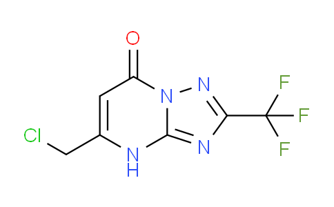 CAS No. 561009-04-9, 5-(Chloromethyl)-2-(trifluoromethyl)-[1,2,4]triazolo[1,5-a]pyrimidin-7(4H)-one