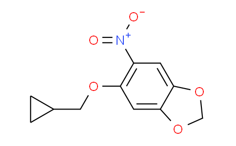 CAS No. 1706446-05-0, 5-(Cyclopropylmethoxy)-6-nitrobenzo[d][1,3]dioxole