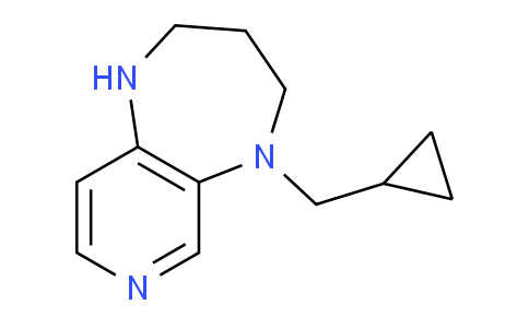 CAS No. 1708079-36-0, 5-(Cyclopropylmethyl)-2,3,4,5-tetrahydro-1H-pyrido[3,4-b][1,4]diazepine