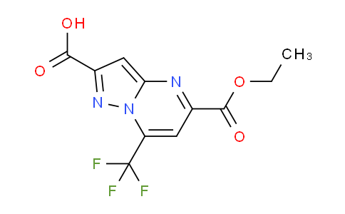 CAS No. 937601-49-5, 5-(Ethoxycarbonyl)-7-(trifluoromethyl)pyrazolo[1,5-a]pyrimidine-2-carboxylic acid