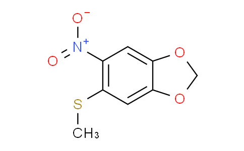 CAS No. 68560-11-2, 5-(Methylthio)-6-nitrobenzo[d][1,3]dioxole