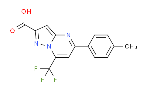 CAS No. 312922-11-5, 5-(p-Tolyl)-7-(trifluoromethyl)pyrazolo[1,5-a]pyrimidine-2-carboxylic acid