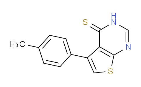 CAS No. 307512-34-1, 5-(p-Tolyl)thieno[2,3-d]pyrimidine-4(3H)-thione