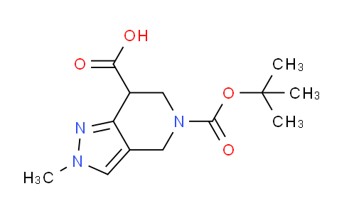 CAS No. 1391732-65-2, 5-(tert-Butoxycarbonyl)-2-methyl-4,5,6,7-tetrahydro-2H-pyrazolo[4,3-c]pyridine-7-carboxylic acid