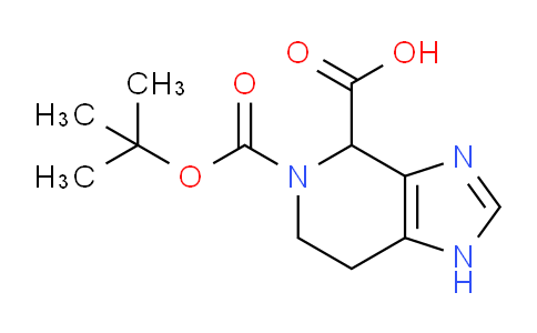 CAS No. 1250997-59-1, 5-(tert-Butoxycarbonyl)-4,5,6,7-tetrahydro-1H-imidazo[4,5-c]pyridine-4-carboxylic acid