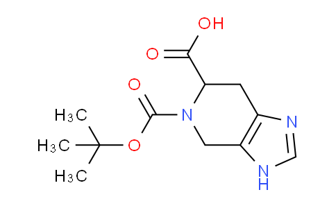 CAS No. 953061-59-1, 5-(tert-Butoxycarbonyl)-4,5,6,7-tetrahydro-3H-imidazo[4,5-c]pyridine-6-carboxylic acid