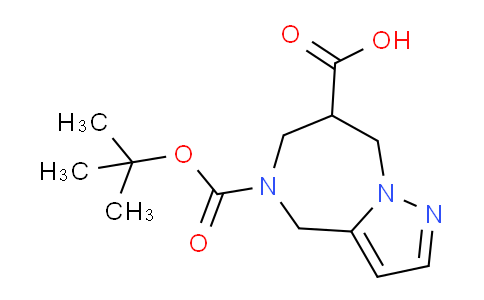 CAS No. 1251017-61-4, 5-(tert-Butoxycarbonyl)-5,6,7,8-tetrahydro-4H-pyrazolo[1,5-a][1,4]diazepine-7-carboxylic acid