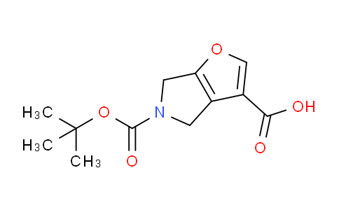 CAS No. 1445951-23-4, 5-(tert-Butoxycarbonyl)-5,6-dihydro-4H-furo[2,3-c]pyrrole-3-carboxylic acid