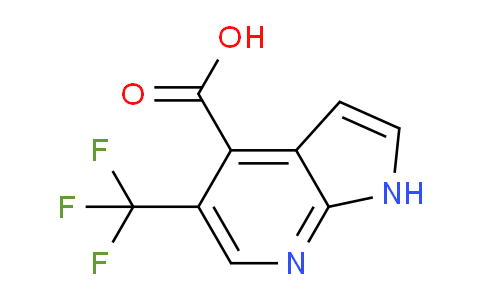 CAS No. 1260384-46-0, 5-(Trifluoromethyl)-1H-pyrrolo[2,3-b]pyridine-4-carboxylic acid