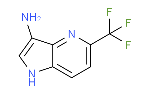 CAS No. 1190319-60-8, 5-(Trifluoromethyl)-1H-pyrrolo[3,2-b]pyridin-3-amine