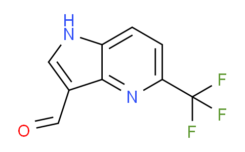 CAS No. 1190316-01-8, 5-(Trifluoromethyl)-1H-pyrrolo[3,2-b]pyridine-3-carbaldehyde