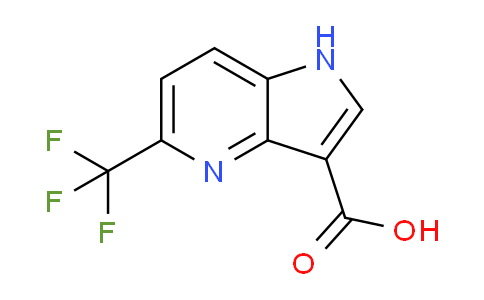 CAS No. 1190320-25-2, 5-(Trifluoromethyl)-1H-pyrrolo[3,2-b]pyridine-3-carboxylic acid