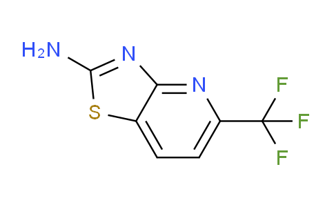 CAS No. 1206250-51-2, 5-(Trifluoromethyl)thiazolo[4,5-b]pyridin-2-amine
