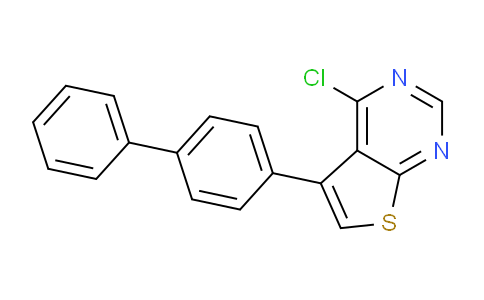 CAS No. 455920-14-6, 5-([1,1'-Biphenyl]-4-yl)-4-chlorothieno[2,3-d]pyrimidine