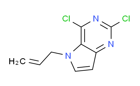 CAS No. 1375303-26-6, 5-Allyl-2,4-dichloro-5H-pyrrolo[3,2-d]pyrimidine