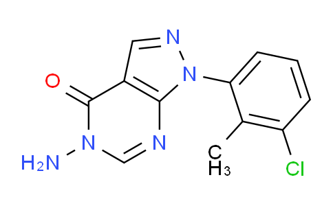 CAS No. 1416344-69-8, 5-Amino-1-(3-chloro-2-methylphenyl)-1H-pyrazolo[3,4-d]pyrimidin-4(5H)-one