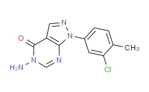 CAS No. 1416345-70-4, 5-Amino-1-(3-chloro-4-methylphenyl)-1H-pyrazolo[3,4-d]pyrimidin-4(5H)-one