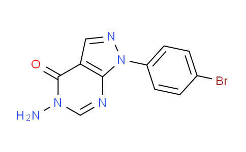 CAS No. 1416344-67-6, 5-Amino-1-(4-bromophenyl)-1H-pyrazolo[3,4-d]pyrimidin-4(5H)-one