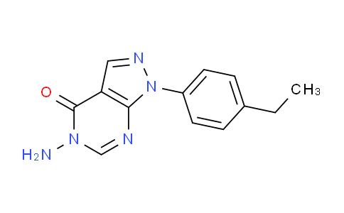 CAS No. 1416339-43-9, 5-Amino-1-(4-ethylphenyl)-1H-pyrazolo[3,4-d]pyrimidin-4(5H)-one