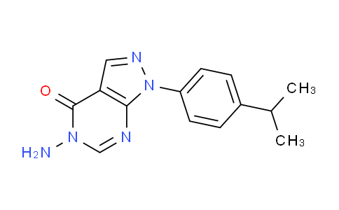 CAS No. 1416344-78-9, 5-Amino-1-(4-isopropylphenyl)-1H-pyrazolo[3,4-d]pyrimidin-4(5H)-one