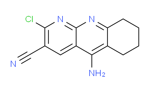 CAS No. 1263199-62-7, 5-Amino-2-chloro-6,7,8,9-tetrahydrobenzo[b][1,8]naphthyridine-3-carbonitrile