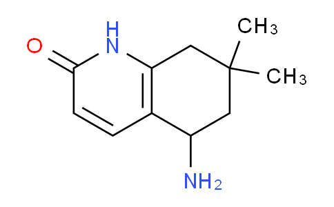 CAS No. 1707727-70-5, 5-Amino-7,7-dimethyl-5,6,7,8-tetrahydroquinolin-2(1H)-one