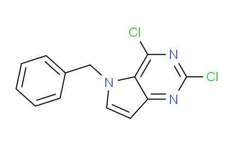 CAS No. 129872-83-9, 5-Benzyl-2,4-dichloro-5H-pyrrolo[3,2-d]pyrimidine