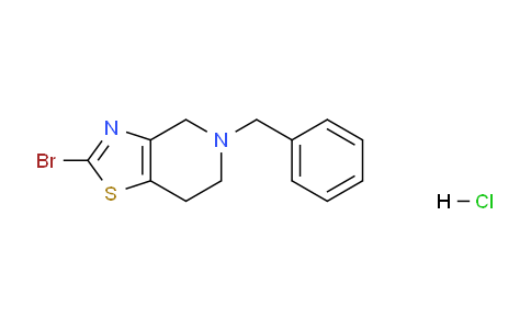 CAS No. 1956322-55-6, 5-Benzyl-2-bromo-4,5,6,7-tetrahydrothiazolo[4,5-c]pyridine hydrochloride