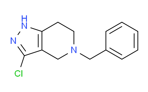 CAS No. 1023817-31-3, 5-Benzyl-3-chloro-4,5,6,7-tetrahydro-1H-pyrazolo[4,3-c]pyridine