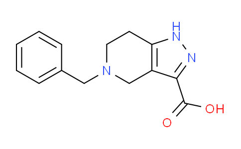 CAS No. 1351382-06-3, 5-Benzyl-4,5,6,7-tetrahydro-1H-pyrazolo[4,3-c]pyridine-3-carboxylic acid