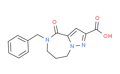 CAS No. 1284992-86-4, 5-Benzyl-4-oxo-5,6,7,8-tetrahydro-4H-pyrazolo[1,5-a][1,4]diazepine-2-carboxylic acid