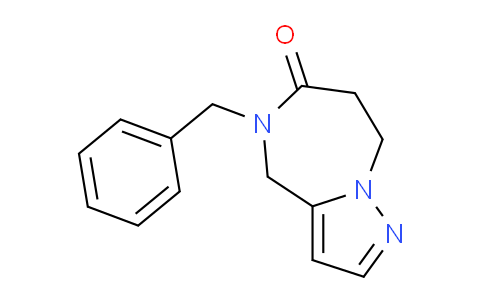 CAS No. 1934870-46-8, 5-Benzyl-7,8-dihydro-4H-pyrazolo[1,5-a][1,4]diazepin-6(5H)-one
